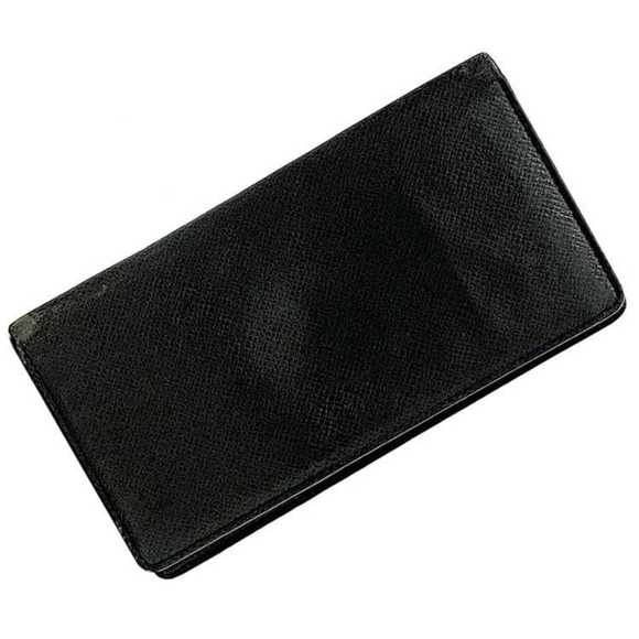 Louis Vuitton Bi-fold Wallet Porto Valeur Credit ec-23350 Black Ardoise Taiga - Picture 1 of 10